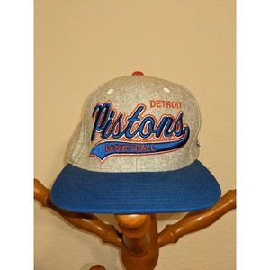 Detroit Pistons Mitchell & Ness NBA Hardwood Classics Wool Hat, Blue & Gray